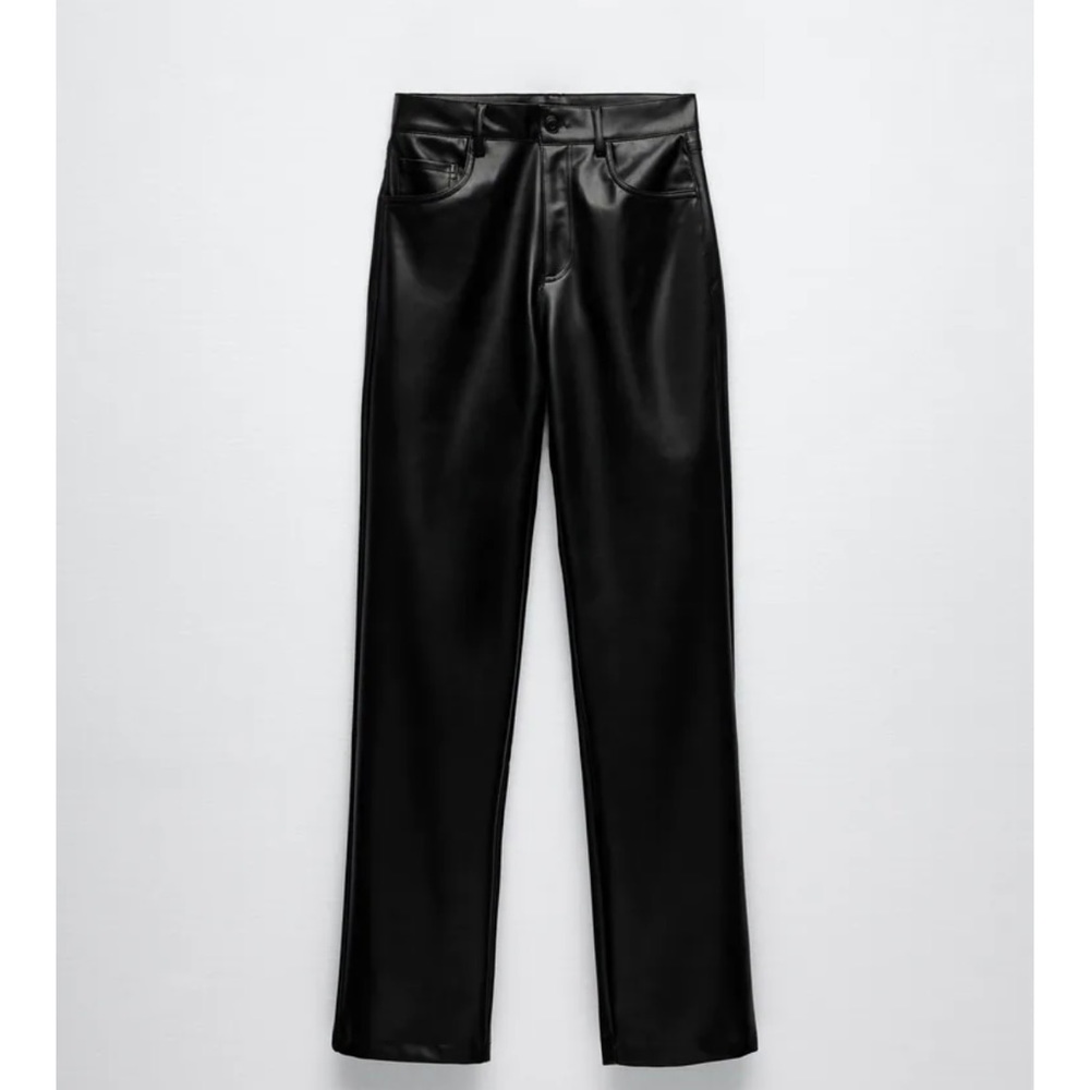 Zara faux leather pants